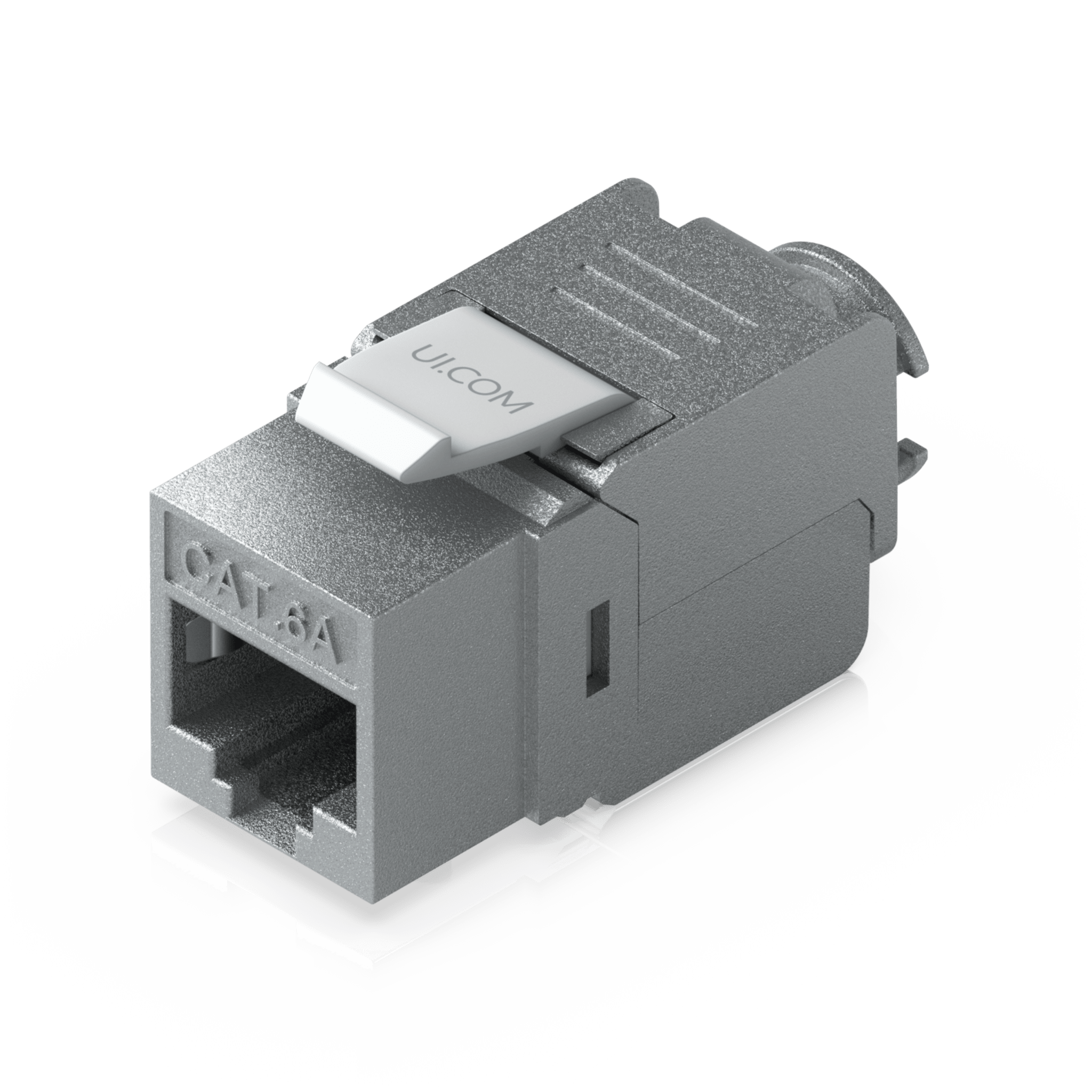 Keystone Jack Cat6A Tipo Toolless para TerminaciÃ³n sin Herramientas, InstalaciÃ³n Snap-In en Patch Panel, Paquete con 12 Piezas