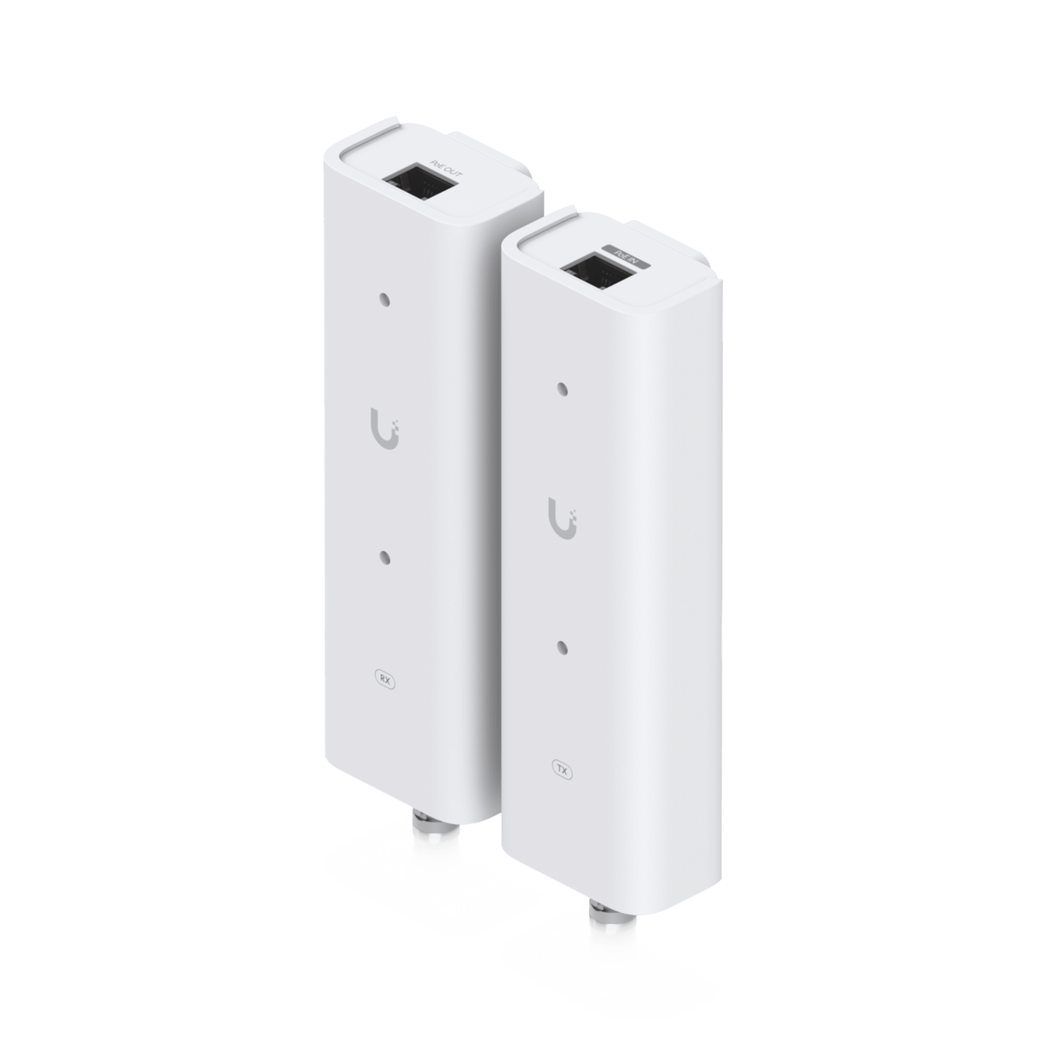 Kit Extensor PoE sobre 2 Hilos (Par Transmisor/Receptor) para Cable Par Trenzado o Coaxial, Entrada PoE++ y Salida PoE/PoE+, Incluye Adaptadores BNC