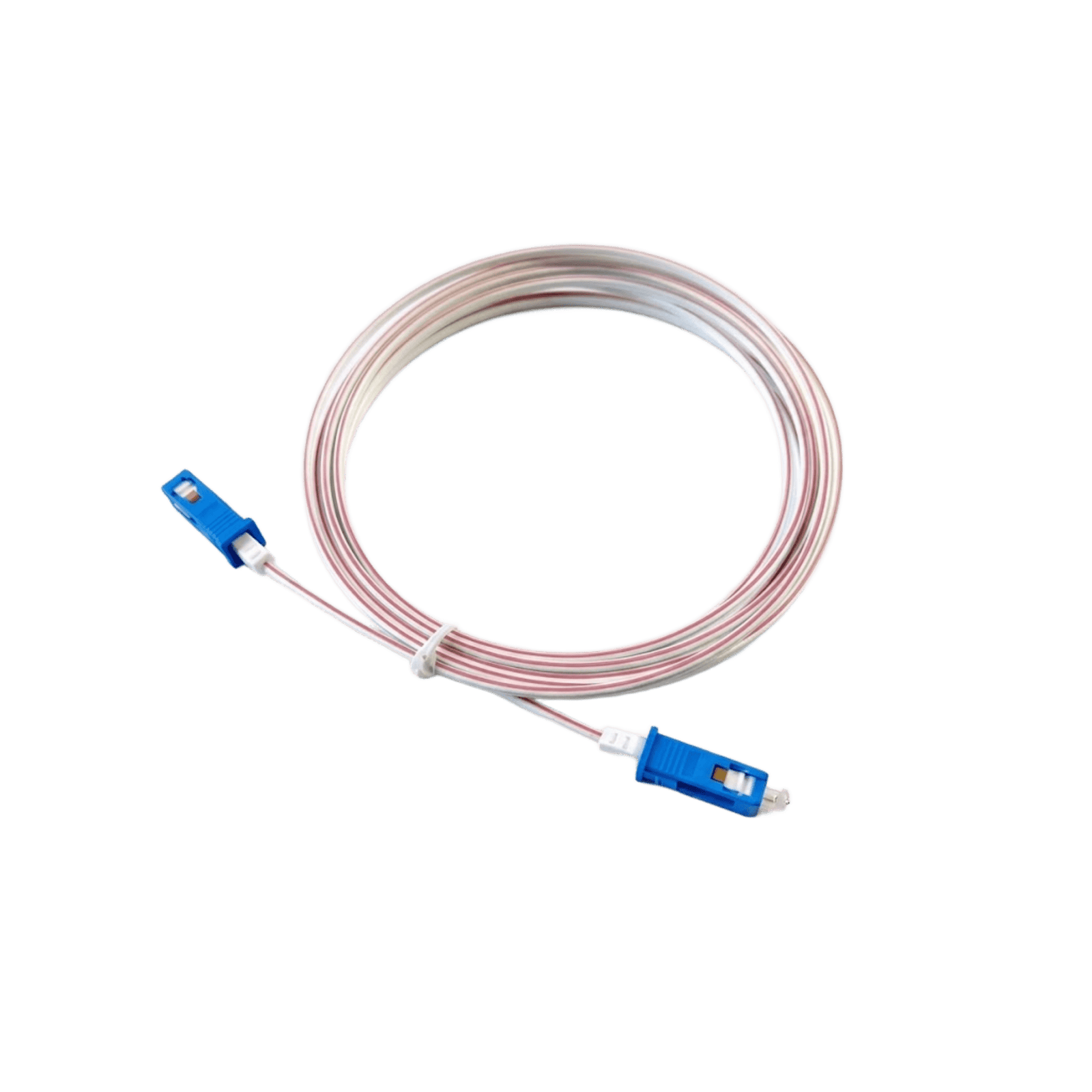 Cable de Fibra Óptica POF Monomodo / Conectores SC/UPC - SC/UPC / Interior / Fibra G.657A2 / Cobre 26 AWG / 100M