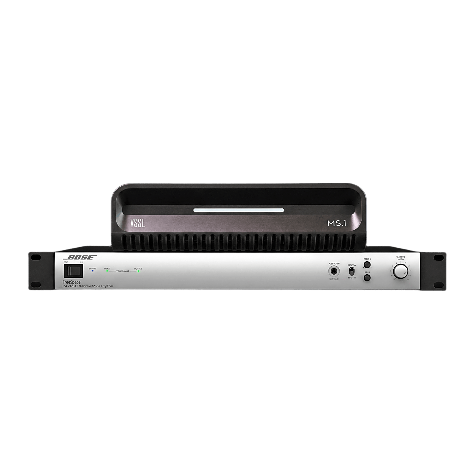 KIT Amplificador IZA2120LZ y Streamer de Audio Modular MS.1 | PoE + USB-C | HDMI eARC + Óptica + RCA | Bluetooth LE Audio | WiFi | Control4-Crestron-Elan-RTI-URC-Savant-Lutron | AirPlay2-GoogleCast-SpotifyConnect