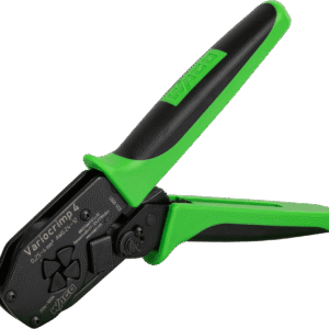 Tenaza de Crimpado / 0.25-4.0 mm² / Para Terminales con y sin Cuello de Plástico / Diseño Ergonómico / Color Verde/Negro