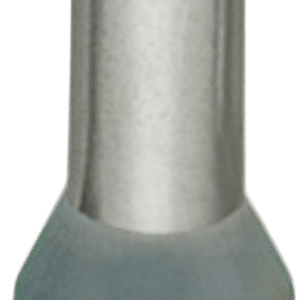 Terminal Hembra / 4 mm² AWG 12 / Con Camisa Plástica / Cobre Electrolítico / Remachado Estanco al Gas / Gris