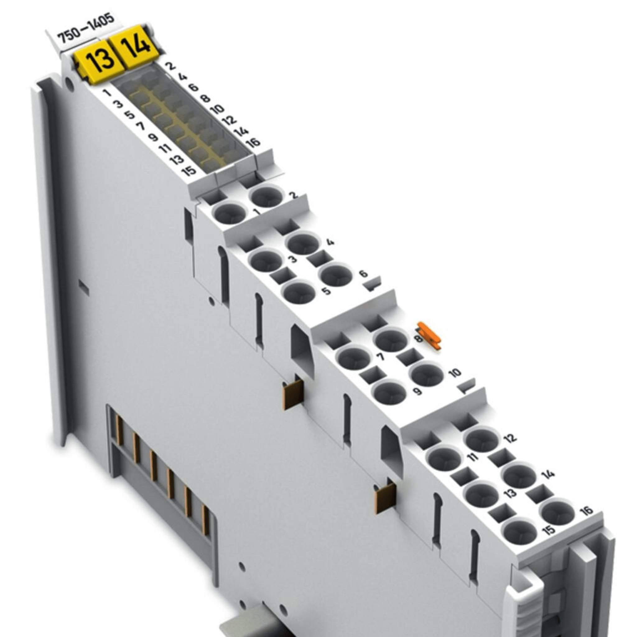 Módulo de Entrada Digital / 16 Canales / 24 VDC / Filtro RC 3 ms / Push-in CAGE CLAMP® / Aislamiento 500 V / IP20