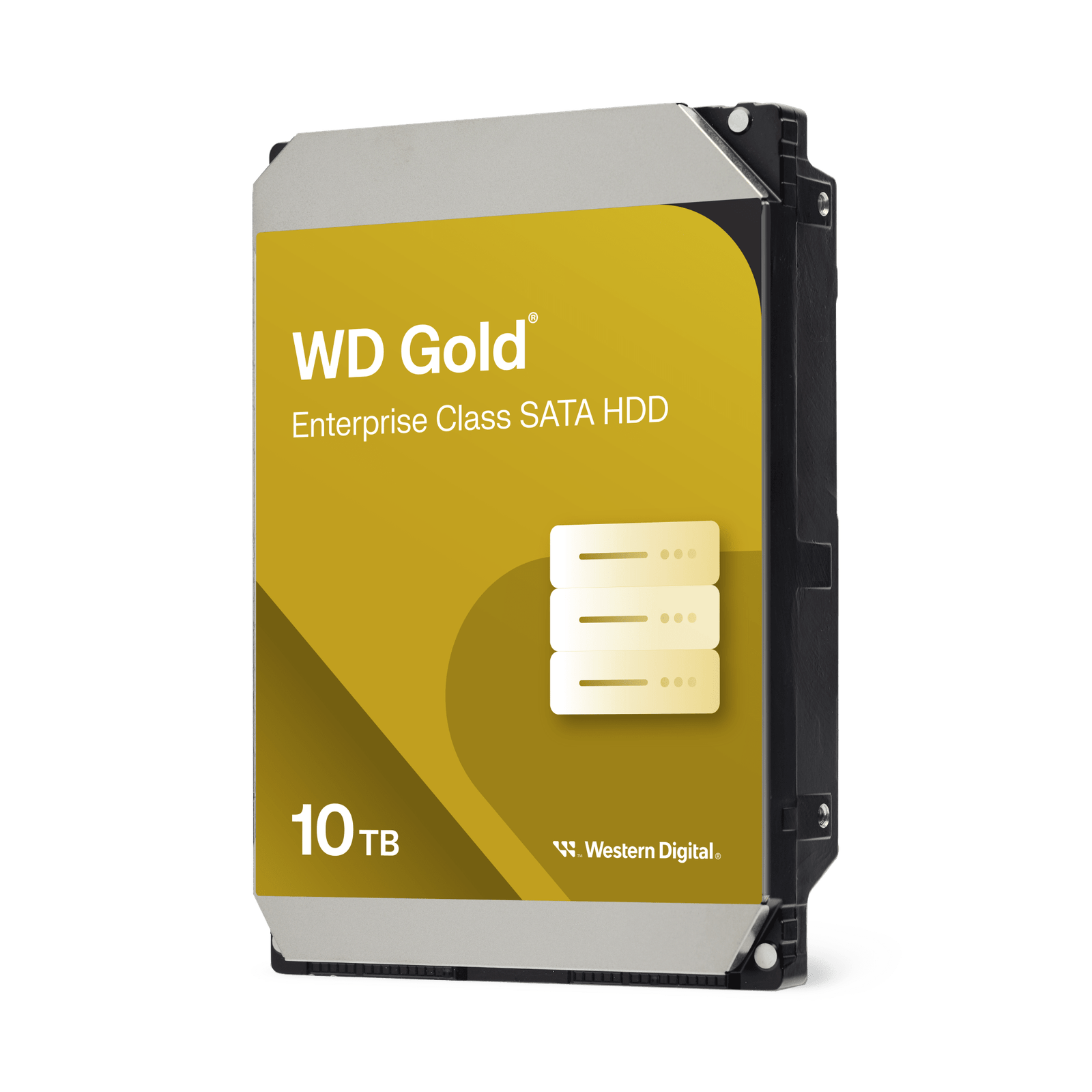 Disco Duro Empresarial WD Gold / SATA 6 Gb/s / 10 TB / 7200 RPM / Tecnología HelioSeal / ArmorCache / 5 Años Garantía / 2.5M Horas MTBF