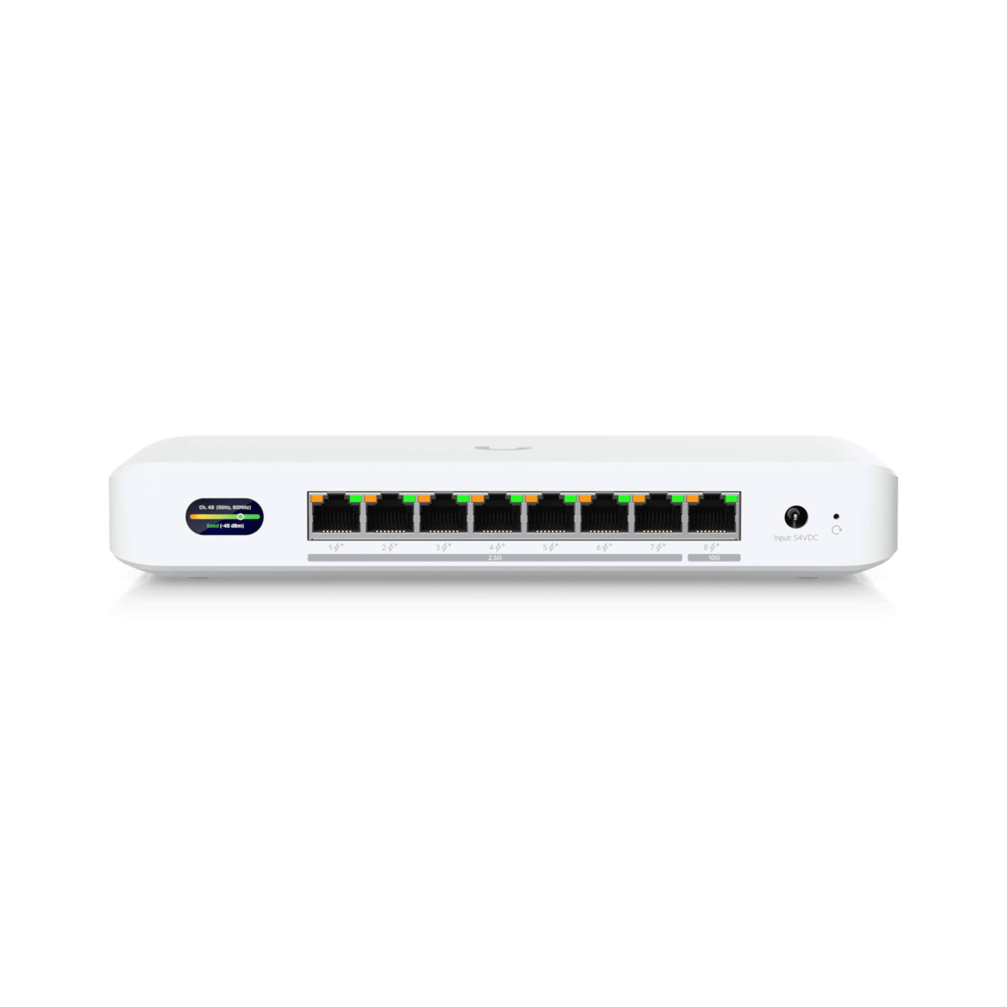 UniFi Device Bridge Switch (UDB-Switch) – Switch PoE+ Compacto con Puertos Multi-Gig (1 x 10 GbE y 7 x 2.5 GbE) y Enlace Inalámbrico WiFi 7 Integrado