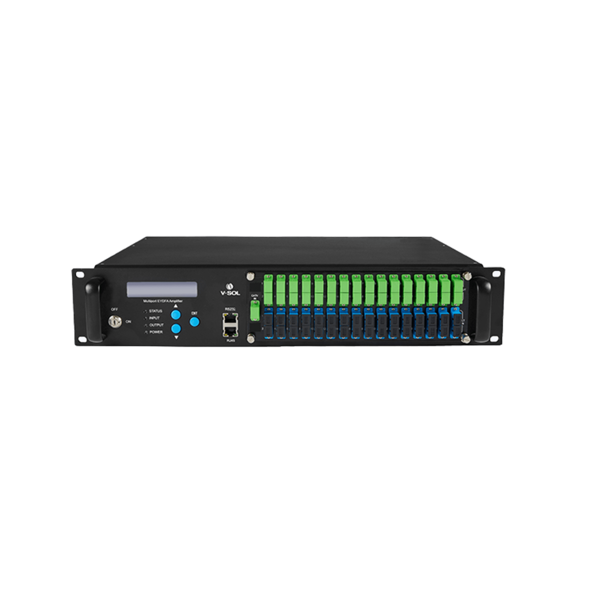 Amplificador Óptico EYDFA de 32 Puertos de 1550nm