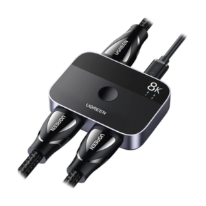[Caja Abierta] Conmutador HDMI 2.1 8K @60Hz | HDMI Splitter 2 Entradas a 1 Salida | Soporta 4K @120Hz 1080P @240Hz 3D | HDR Dolby | Alta Velocidad 48Gbps | Formatos de Audio LPCM/DTS/DSD, 2,0/2,1/5,1/7,1 canales.