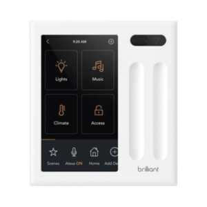 [Caja Abierta] Control touch desde su pantalla en pared, compatible con 2 cargas para controlar iluminación.