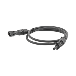[Caja Abierta] Cable Fotovoltaico 1 m, Negro, Calibre 10 AWG con Terminales MC4 en Ambos Extremos