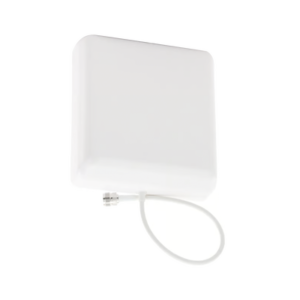 [Caja Abierta] Antena direccional tipo Panel para interior/ Cubre 698-960 MHz, 1710-2700 MHz/ Ganancia 4-6 dBi, 8 dBi/ Conector N-Hembra/ Incluye montaje para pared.