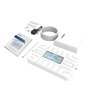 [Caja Abierta] Kit Amplificador de Señal Celular 2G, 3G, 4G y 5G / Mejora llamadas convencionales y VoLTE / Amplifica señal de TELCEL, AT&T, MOVISTAR, BAIT,DiRi y más / Cubre hasta 150 m².