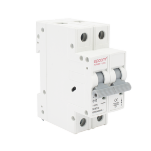 [Caja Abierta] Protección Térmica/ Interruptor 2P, 10 A, Corriente Alterna 400 Vca para Aplicación Fotovoltaica Montaje Riel DIN