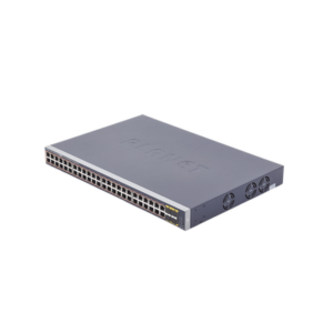 [Caja Abierta] Switch Administrable de 48-Puertos 10/100/1000T 802.3at PoE + 4-Puertos 100/1000BASE-X SFP / 440W