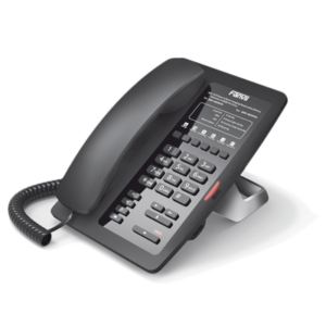 [Caja Abierta] Teléfono IP para Hotelería, profesional con 6 teclas programables para servicio rápido (Hotline), plantilla personalizable con PoE