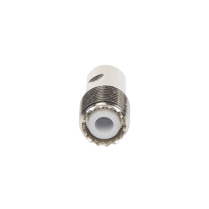 [Caja Abierta] Conector UHF hembra (SO-239) de rosca para cable RG-58/U, RG-142/U.
