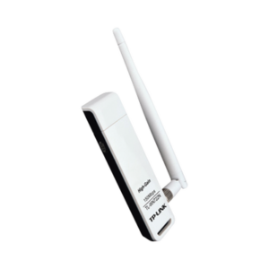 [Caja Abierta] Adaptador USB inalámbrico de alta ganancia N 150 Mbps 2.4 GHz con 1 antena desmontable de 4dBi