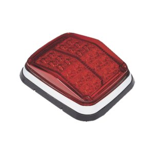 [Caja Abierta] Luz de advertencia de 8 X 6", Color Rojo, SAE, IP67, Ideal para Ambulancias