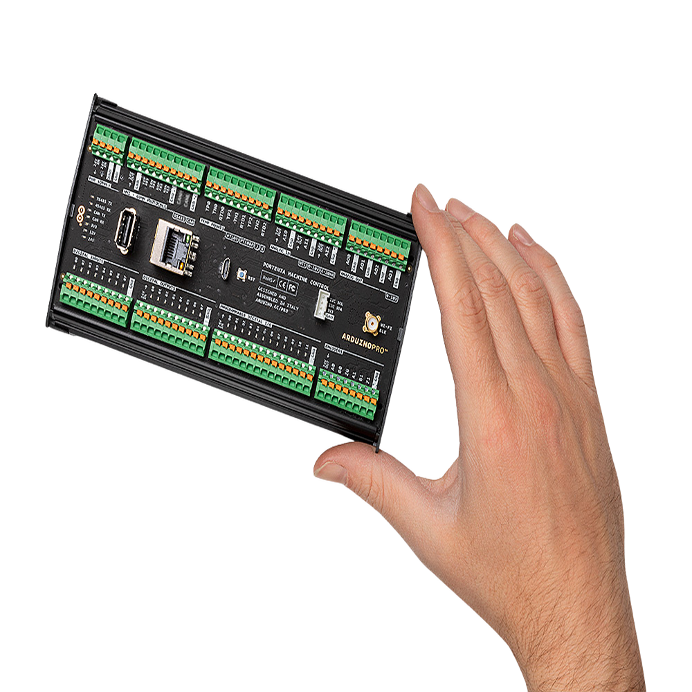 Controlador Industrial Arduino Portenta Machine Control / STM32H747XI Dual Cortex / 24V DC / 8 Entradas Digitales / 8 Salidas Digitales / 12 I/O Programables / 3 Entradas Analógicas / 4 Salidas Analógicas / 3 Canales Temperatura / CAN / Ethe - Imagen 8