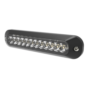 Luz Perimetral / 12 LEDs Ultra Brillantes / Rojo-Azul / 70 Patrones / 12-24 VCC / 6.2" (0.52 ft) x 0.8" (0.07 ft) x 1.4" (0.12 ft)