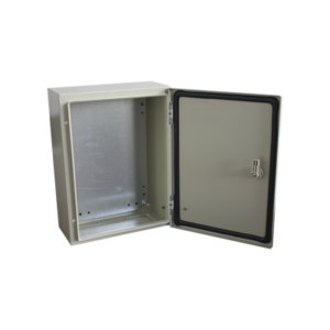 Gabinete de Acero IP66 / 300x400x200 mm / 11.8x15.7x7.9 in / IK10 / 30 kg / Placa Trasera Metálica