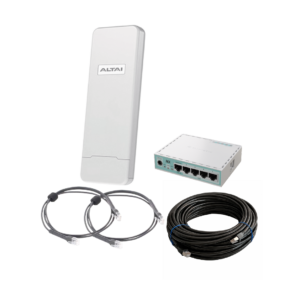 Kit C1N — Access Point Altai + MikroTik hEX