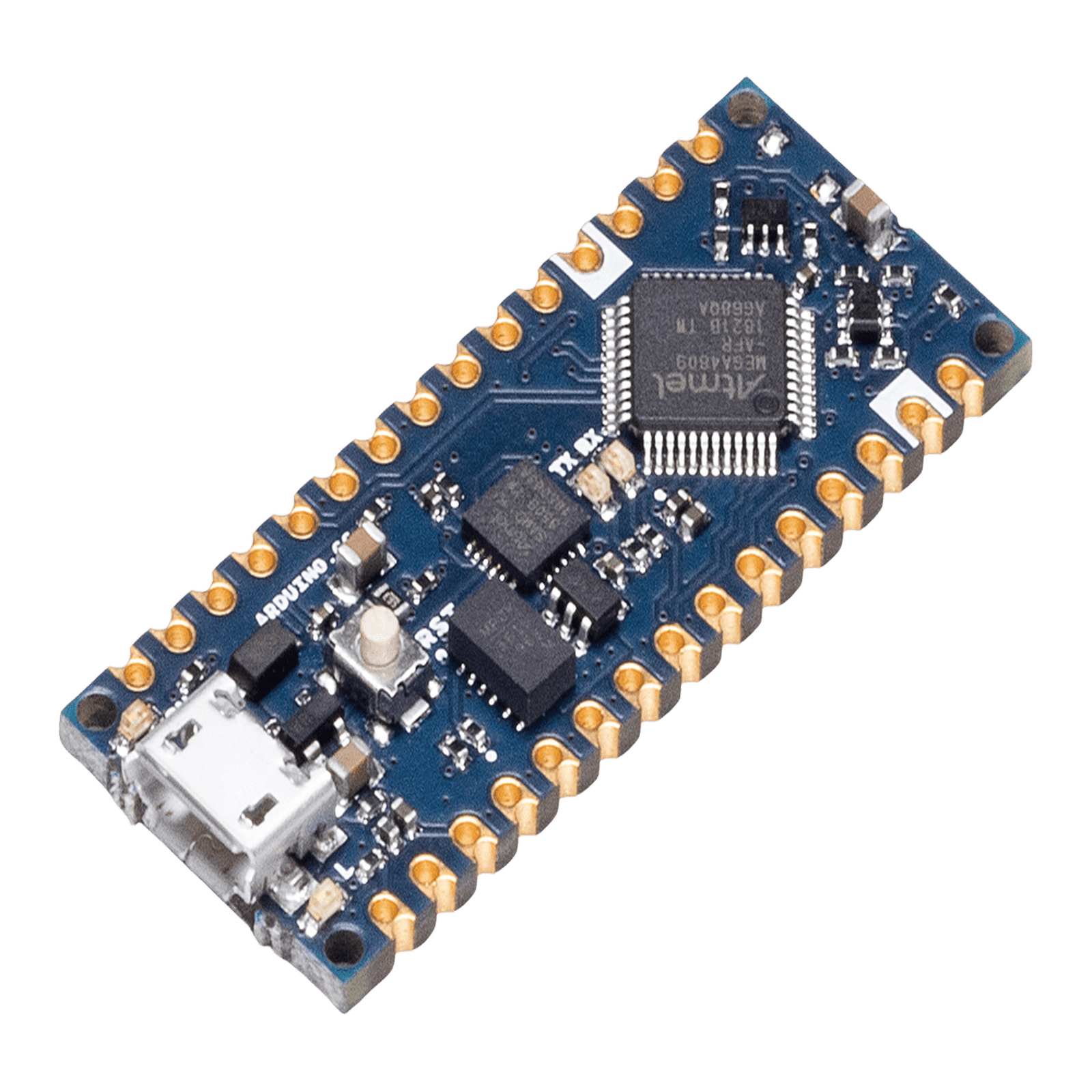 Placa de Desarrollo Arduino Nano Every / Microcontrolador ATmega4809 20 MHz / 48 KB Flash / 6 KB SRAM / USB-C Serial Bridge / Compatible 5V / Formato Nano / Maker y Robótica