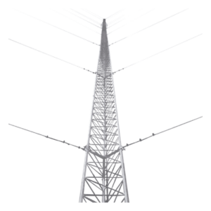 Kit de Torre Arriostrada de Techo / 9 m (29.5 ft) / Galvanizado por Inmersión en Caliente / Carga Axial 200 kg / Resistencia al Viento 200 km/h