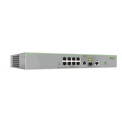 Switch Administrable Capa 3 / 8 Puertos 10/100 Mbps / 1 Puerto Gigabit/SFP Combo / 3.6 Gbps / 2.68 Mpps