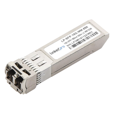 Transceptor Óptico SFP+ / Multimodo 850 nm / 10 Gbps / 10GBASE-SR / LC/UPC Dúplex / DDM / 550 m (1804.5 ft)