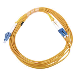 Jumper de Fibra Óptica / Monomodo 9/125 / LC/UPC-LC/UPC / PVC 2.0 mm / Dúplex / Amarillo / 3 m (9.84 ft)