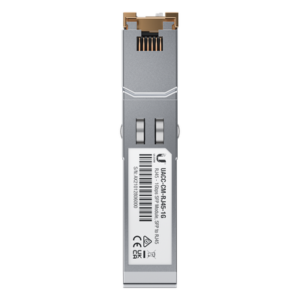Módulo Transceptor SFP a RJ45 / 1000BASE-T / 1 Gbps / Alcance 100 m (328 ft) / Cobre Ethernet