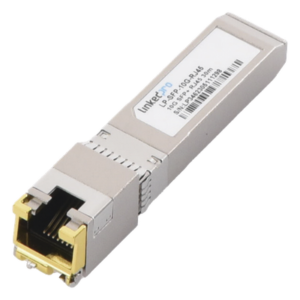 Transceptor SFP+ / 10 Gbps / RJ45 / 10GBASE-T / Alcance 30 m (98.4 ft) / Hot-Pluggable / Monitoreo DDM