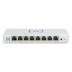Switch Administrable / 8 Puertos Gigabit / 4 Puertos PoE+ 30W / Presupuesto PoE 60W / Gestión en Nube Gratuita