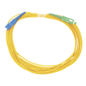 Jumper de Fibra Óptica / Monomodo OS2 G.652D / SC/UPC-SC/APC / Simplex 2mm / 5 m (16.40 ft) / PVC Amarillo
