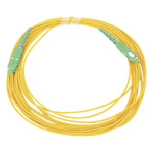 Jumper de Fibra Óptica / SC/APC a SC/APC / Monomodo OS2 / Simplex / 5 m (16.40 pies) / 2 mm / PVC