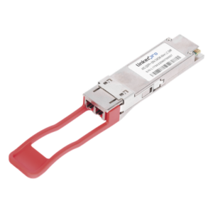 Transceptor Óptico QSFP+ / 40 Gbps / Monomodo 1310 nm / Alcance 40 km / LC/UPC Dúplex / DDM
