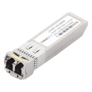 Transceptor Óptico SFP+ / Monomodo 10 Gbps / 1550 nm / Alcance 60 km (196.8 ft) / LC/UPC Dúplex / DDM / Hot-Pluggable