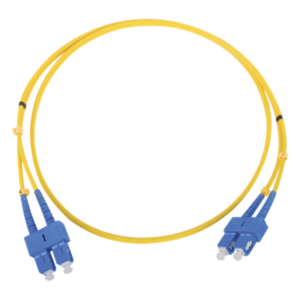 Jumper de Fibra Óptica Monomodo / SC/SC Duplex / 5 m (16.40 pies) / ITU-T G.652.D / 9/125 μm / 1310-1550 nm
