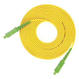 Jumper de Fibra Óptica / SC/APC a SC/APC / Monomodo OS1/OS2 / Simplex / 3 m (9.84 ft) / 2 mm