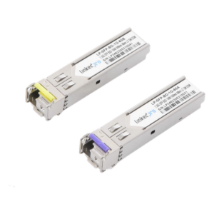 Transceptor Óptico SFP Bidireccional / 1.25 Gbps / Monomodo / 60 km (196.8 ft) / 1490 & 1550 nm / LC/UPC Simplex / DDM / Hot-Plug / 2 Piezas