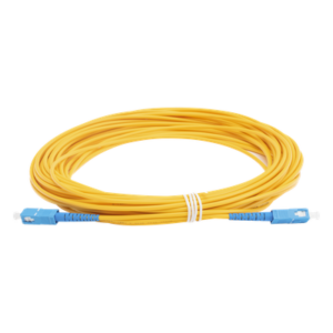 Jumper de Fibra Óptica / Monomodo OS2 / SC/UPC a SC/UPC / Simplex / 15 m (49.21 pies) / 3 mm