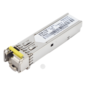 Transceptor SFP / 1000BASE-BX WDM / TX 1550 nm / Monomodo 2 km / LC Simplex / Industrial -40 °C a 85 °C (-40 °F a 185 °F)