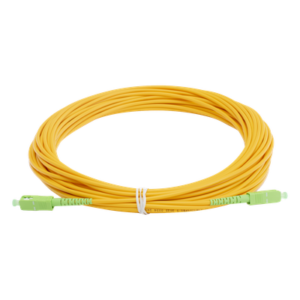 Jumper de Fibra Óptica / SC/APC a SC/APC / Monomodo OS2 / 15 m (49.21 ft) / Simplex / 3 mm