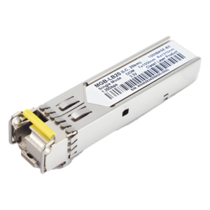 Transceptor mini-GBIC SFP / 1G LC / WDM BIDI / Monomodo 20 km (66 pies) / TX 1550nm RX 1310nm