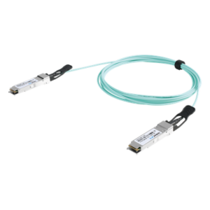 Cable AOC QSFP+ / 40 Gbps / Longitud 1 m (3.3 ft) / Fibra Óptica Activa / Conectores de Alta Densidad