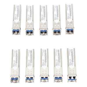 Transceptor SFP / 1Gbps / LC Monomodo / 1310nm / 20km / -40°C a 75°C / Paquete 10 piezas