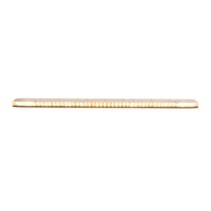 Torreta de Advertencia LED / 48 pulgadas (121.9 cm) / 129 LEDs / Ámbar / Montaje Permanente / Perfil Bajo 1.3 pulgadas (3.3 cm)