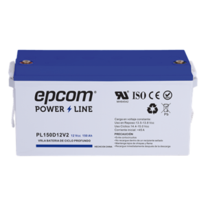 Batería de Respaldo AGM-VRLA / 12 V / 150 Ah / Ciclo Profundo / Terminales T5 / UL94-HB / Sin Mantenimiento