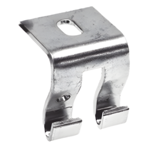 Grapa de Suspensión para Charola Malla / Acero al Carbón Calibre 12 (2.7 mm) / Anchos 50 mm a 300 mm (2 in a 11.8 in) / Múltiples Acabados / Certificación NOM-001-SEDE-2012