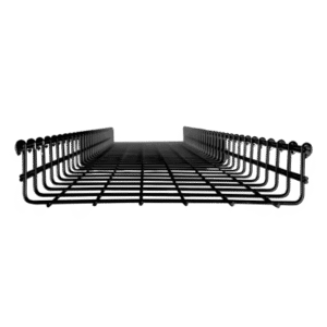 Charola Tipo Malla / Ancho 300 mm / Peralte 66 mm / Tramo 3 m (9.8 ft) / Capacidad 315 Cables UTP Cat6 / Acabado Epóxico Negro